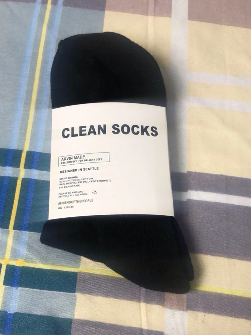 🌹Gallery Dept Men’s Crew Socks – Black